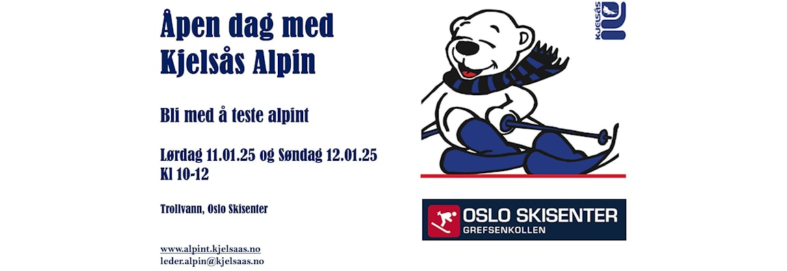 Åpen dag 11.01.25 og 12.01.25